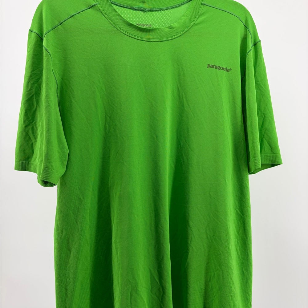 Patagonia T-Shirt Mens X-Large Logo Capilene Cool Daily Short Sleeve Pullover